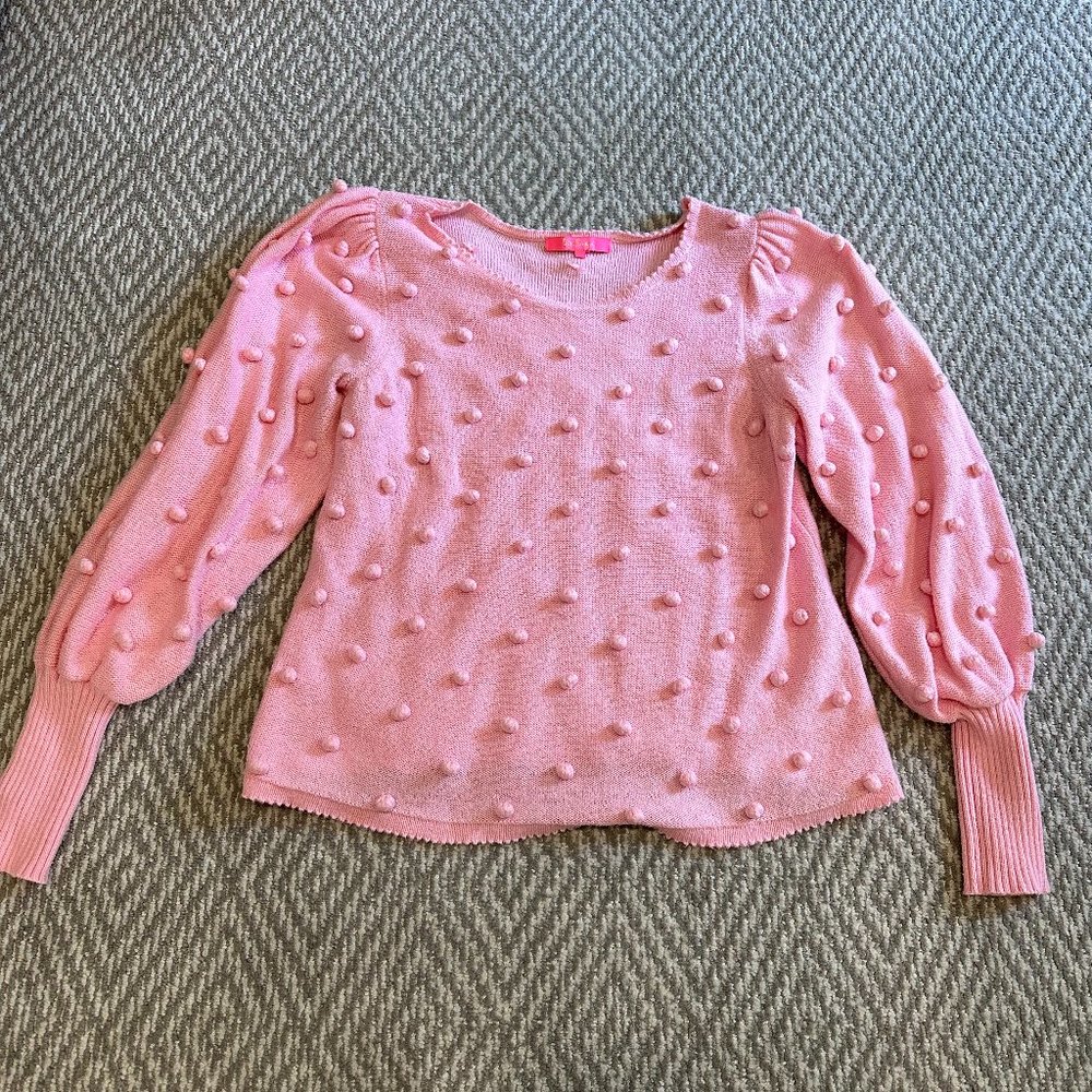 Lilly Pulitzer Pink Kippa Sweater